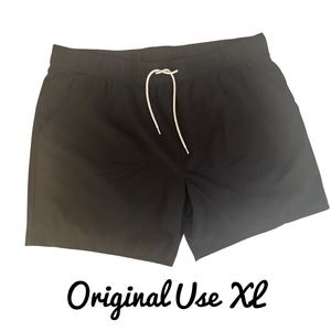 Original Use Shorts black with white drawstring - Worn Once Excellenct Condition